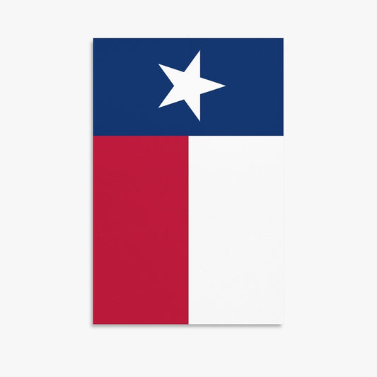 Texas Flag - Rectangular Canvas Prints - Frameless