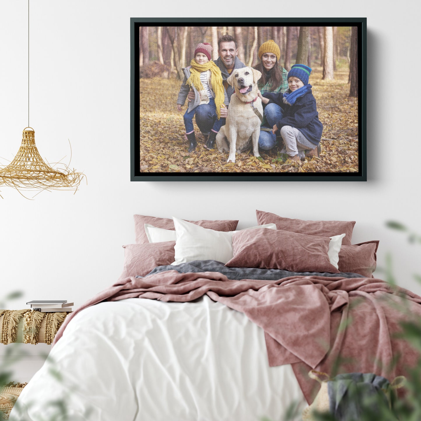 Custom Framed Picture Canvas - Rectangle
